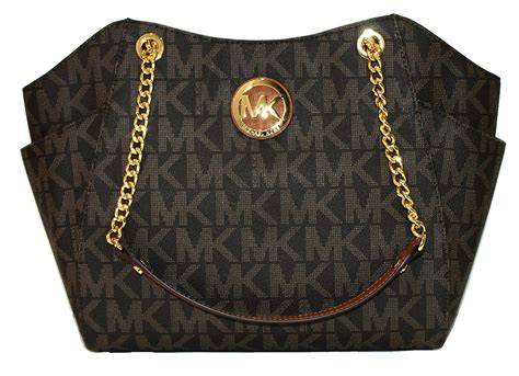 michael kors jet set travel signature tote|Michael Kors designer tote jet set.